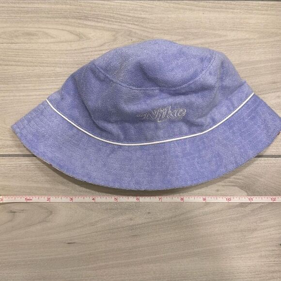 Vintage Nike Bucket Suede Hat Embroidered Multicolor Reversible Rainbow 90s Y2K - Picture 5 of 6